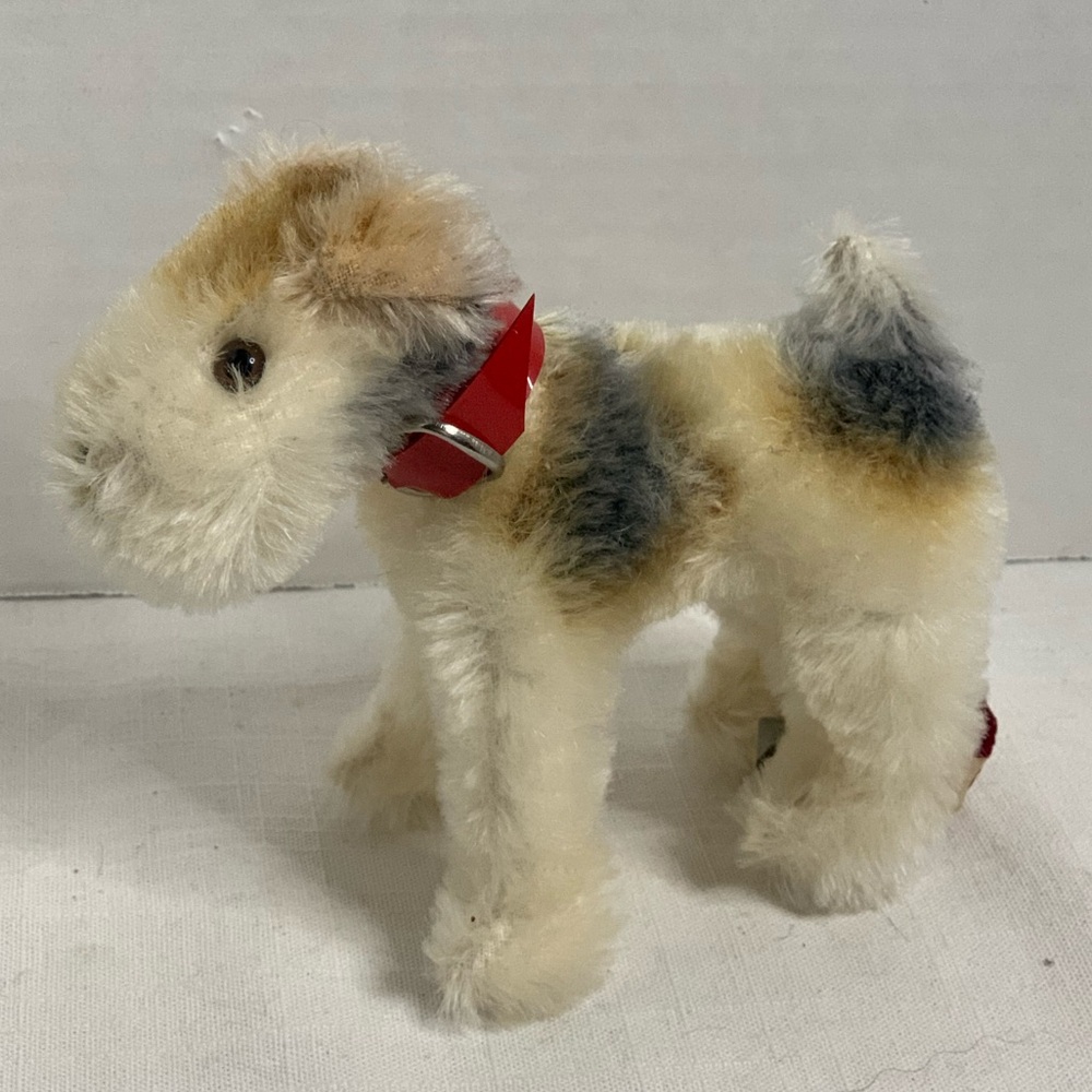 GRISLY |  Vintage Mohair Terrier Stuffed Dog